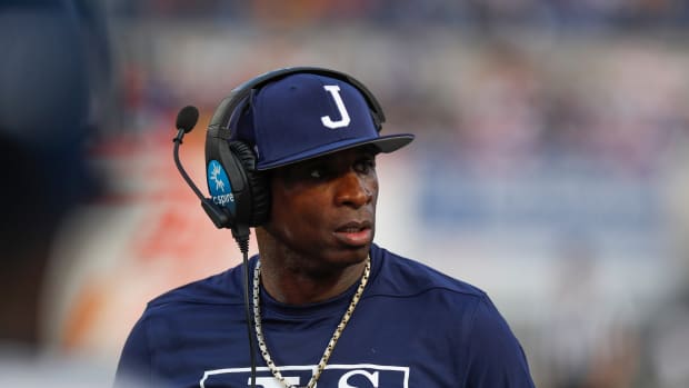 Jackson State head coach Deion Sanders